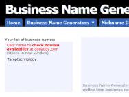 Онлайн генератор названий фирм и брендов Подобрать название по ключевым словам